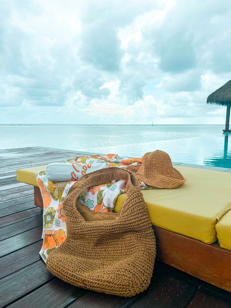 Costa Beach Bag | Brown | Willow & the Waves Collection Preorder