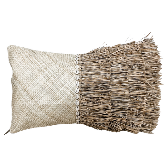Tahiti Pandan Cushion Cover | Cowrie Shell | 30x50cm