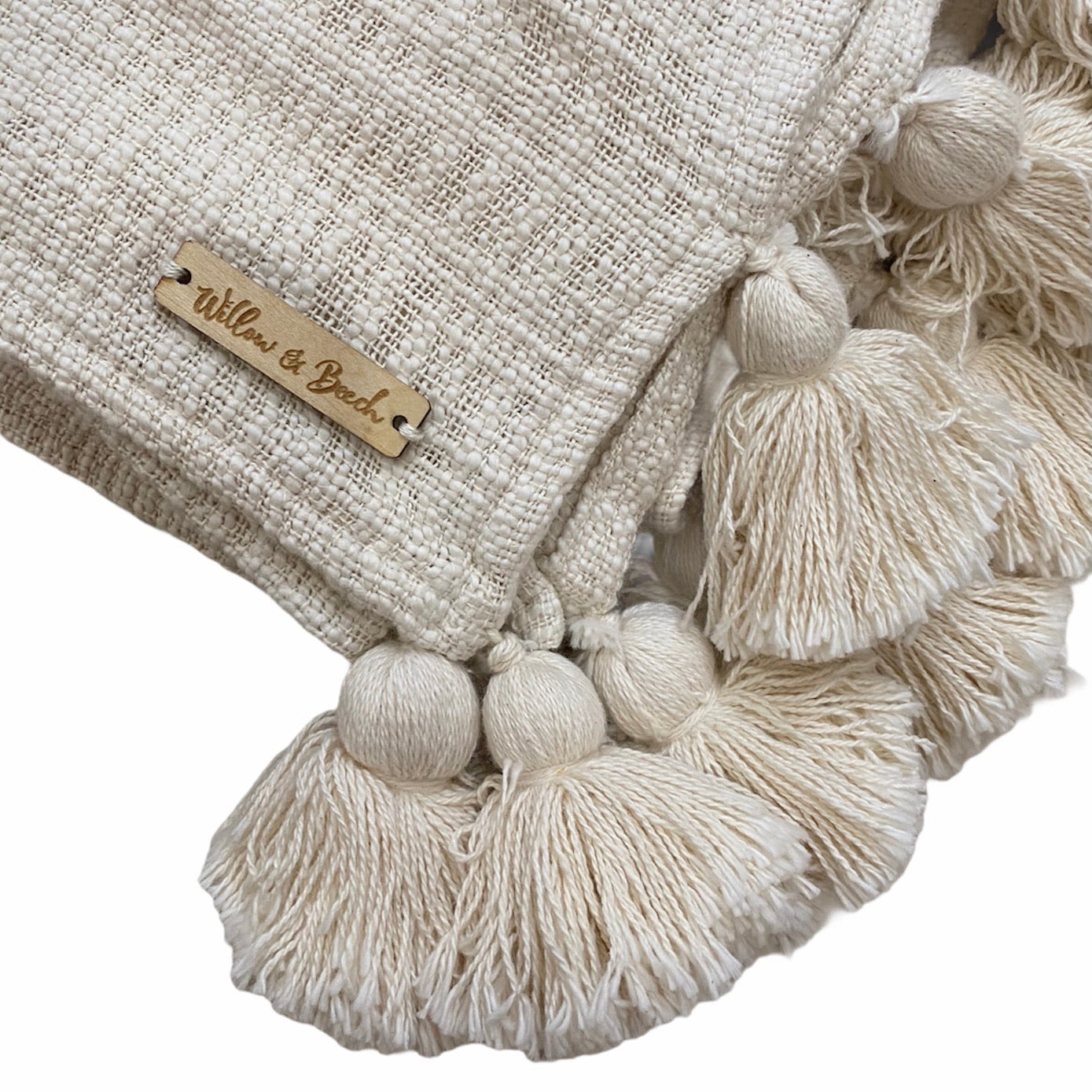 Maklak Tassel Throw Boho Decor