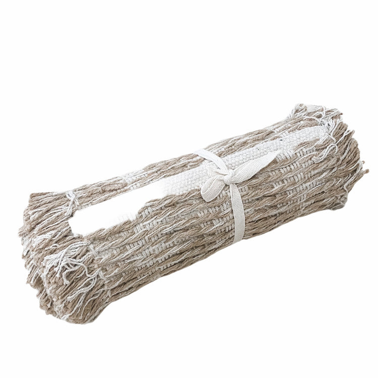 Reversible Cotton Jute Table Runner Beach Decor