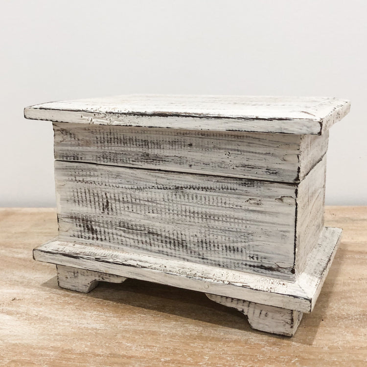 White Washed Chest Coastal Decor