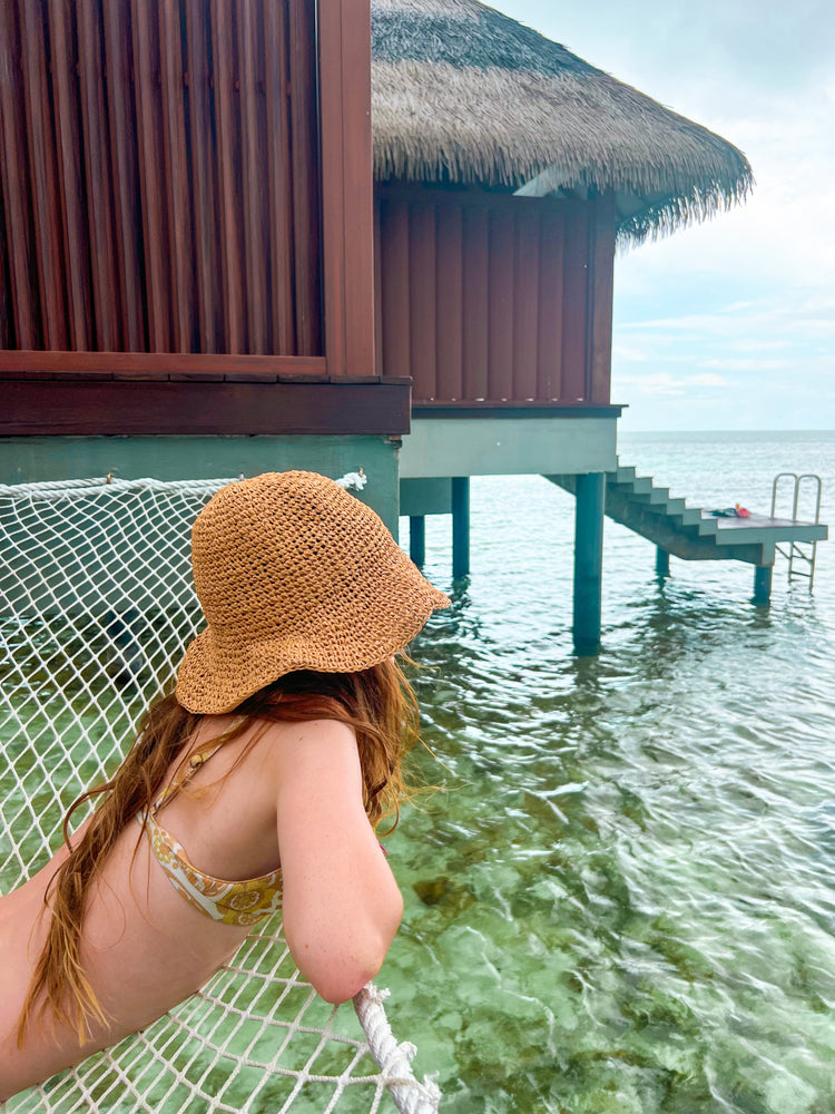 Costa Beach Hat | Brown | Willow & the Waves Collection