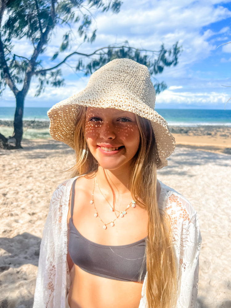 Costa Beach Hat | Blonde | Willow & the Waves Collection Preorder