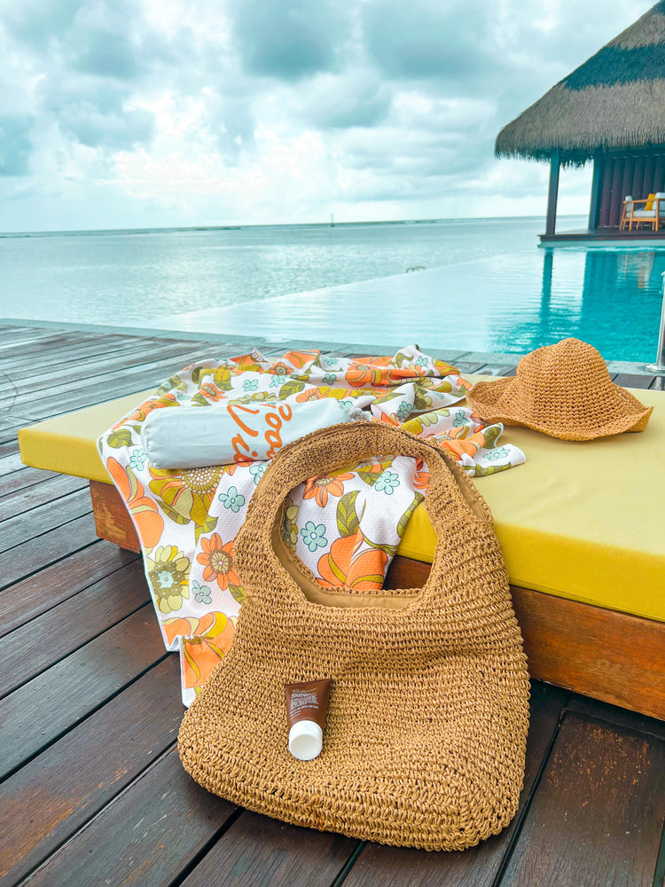 Costa Beach Bag | Brown | Willow & the Waves Collection Preorder