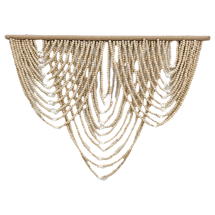 Waterfall Bead Wall Hanging | Natural