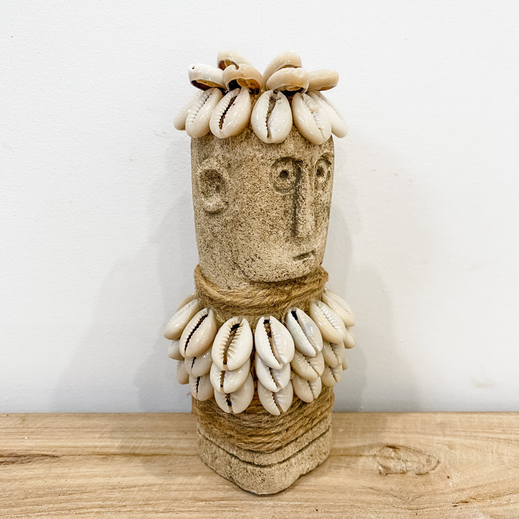 Tropical Stone Men Tribal Decor