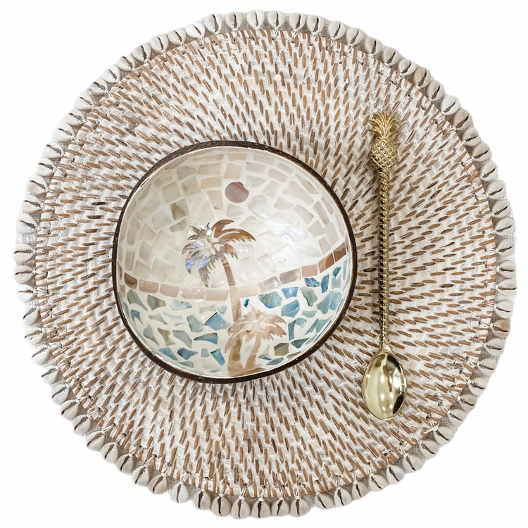 Cowrie Coasters & Placemats Coastal Homewares