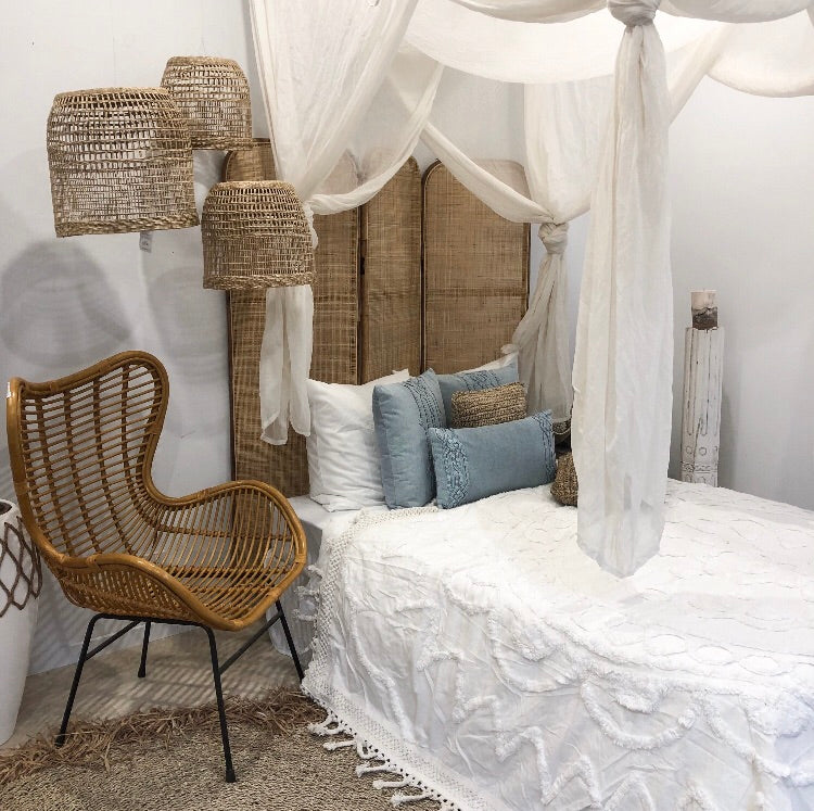 White Halayah ‘Sanctuary’ Throw