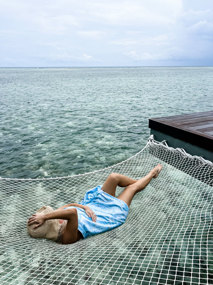 Good Vibes Towel | Sea Shells | Willow & the Waves Collection