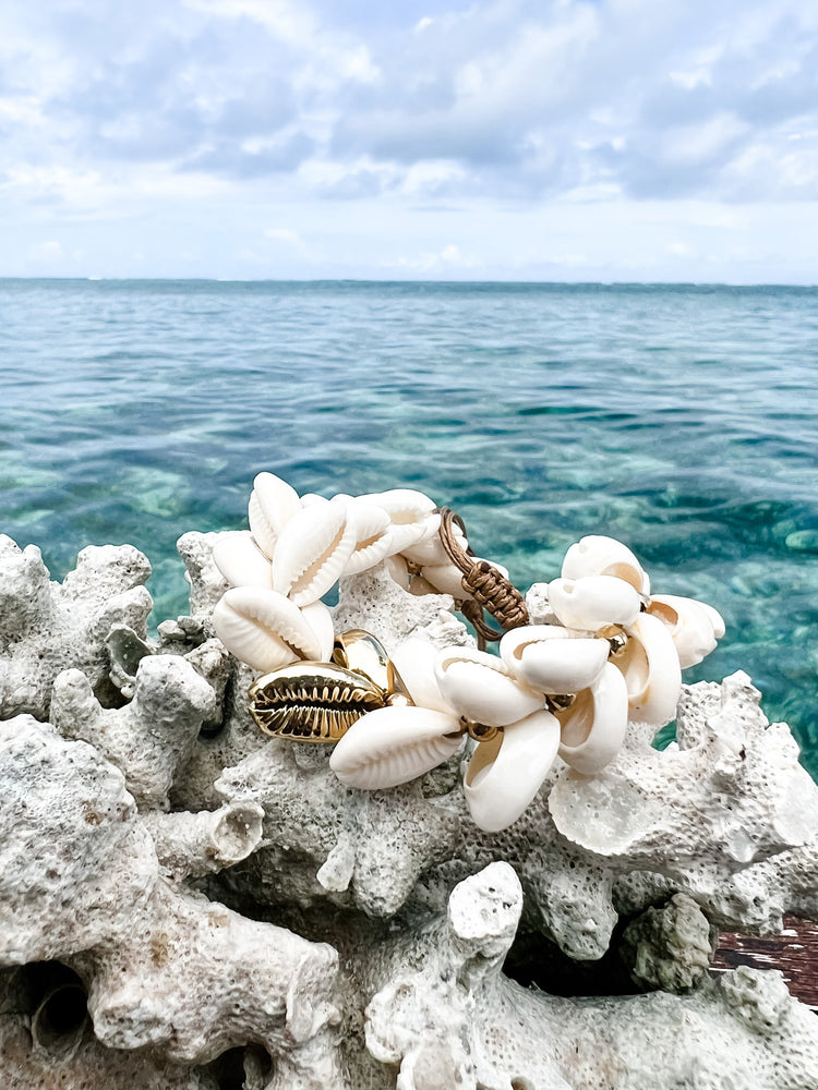 Bermuda Cowrie Anklet | Willow & the Waves Collection