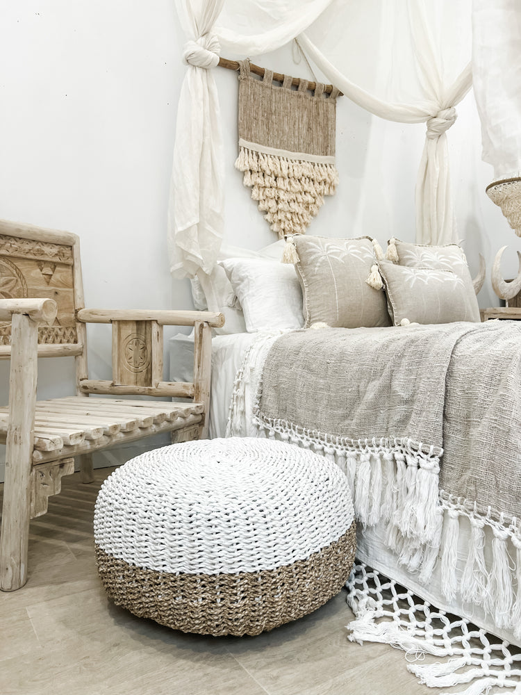 Prairie Natural Fibre Pouffe | 3 Sizes