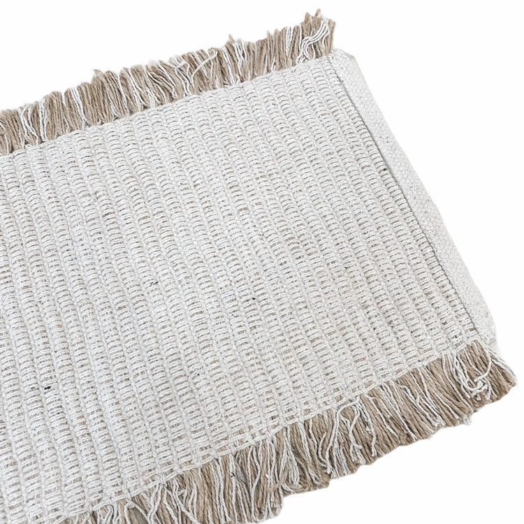 Natural Homewares Reversible Cotton Jute Table Runner