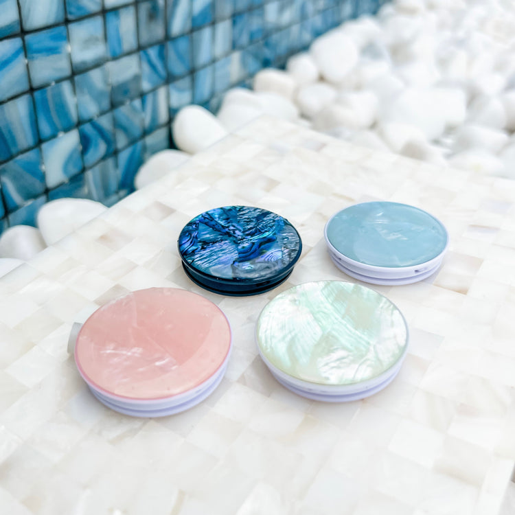 Mother of Pearl Pop Socket | 4 Colours Available | Willow & the Waves Collection