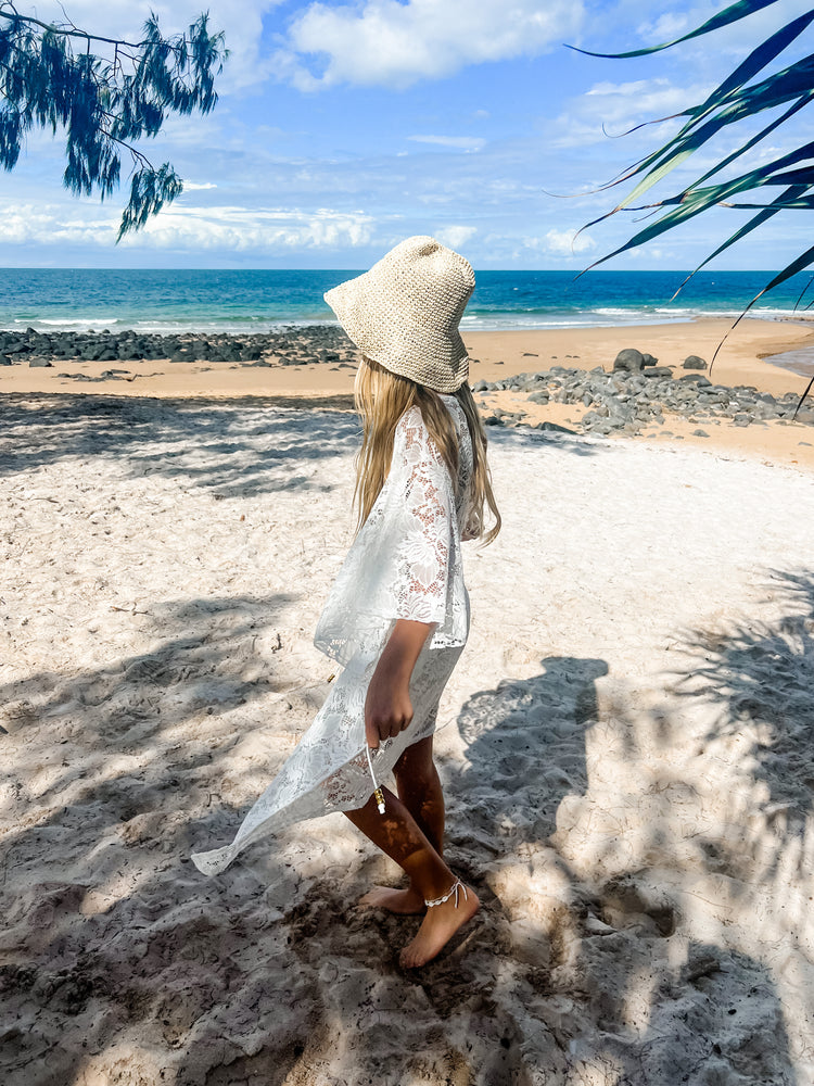 Costa Beach Hat | Blonde | Willow & the Waves Collection Preorder