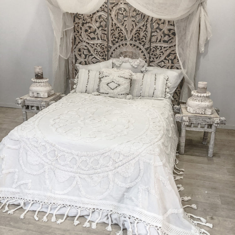 Halayah ‘Sanctuary’ Throw featuring Mandala