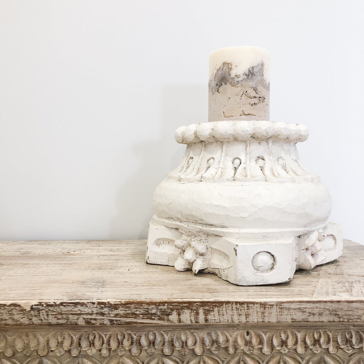 Old Indian Column Coastal Decor