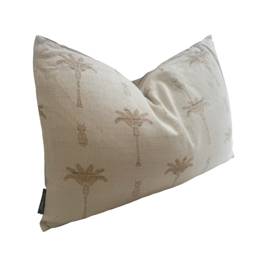 Palm Cushion | Natural | 40x60cm