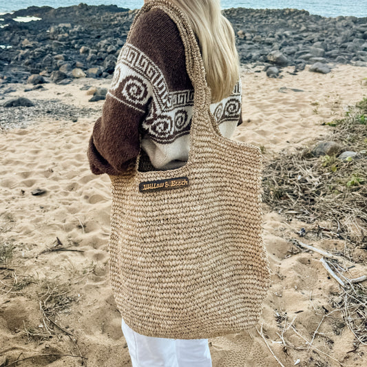 Seabreeze Raffia Market Tote