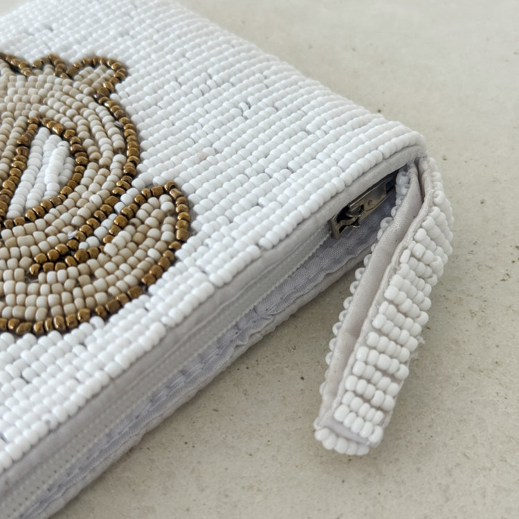 Sea Turtle Beaded Coin Purse