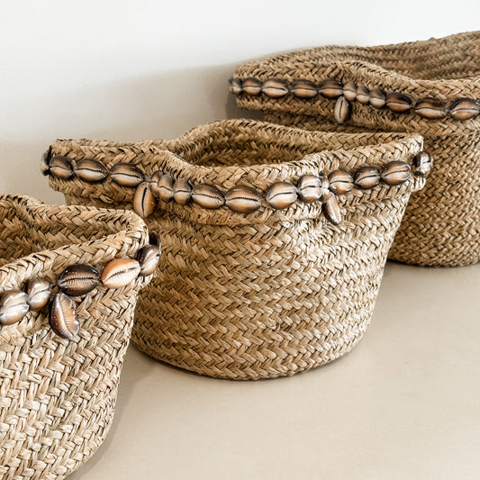 Cowrie Shore Basket Set