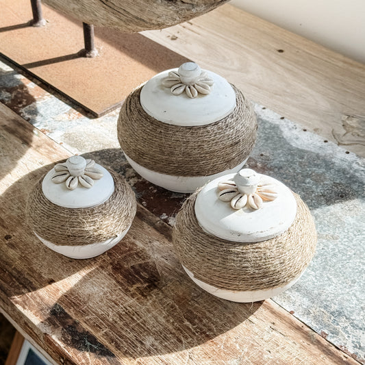 The Tideshell Lidded Pots