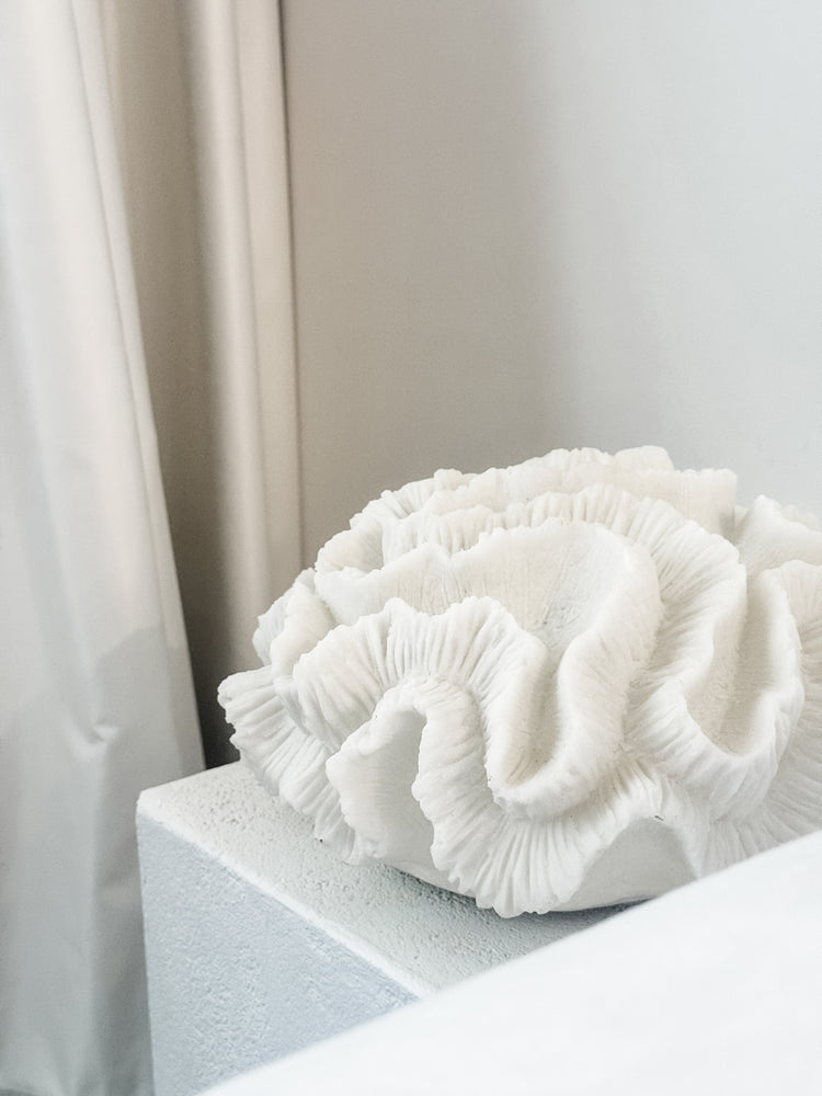Floral Coral Resin Lamp