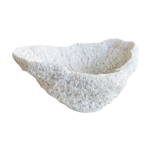 Coral Resin Sculpture Bowl