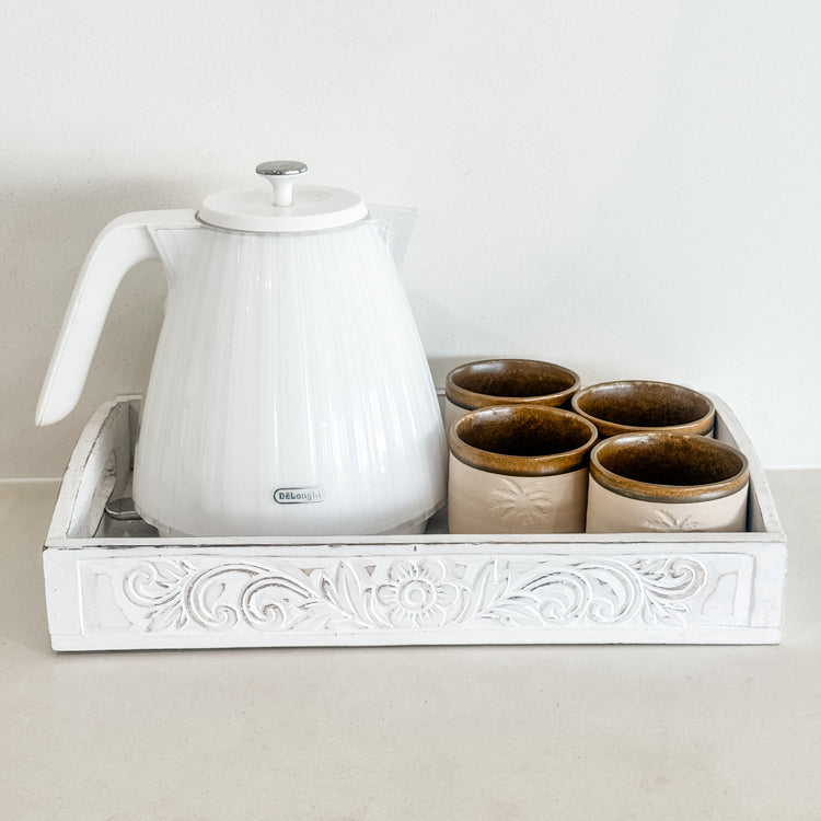 Amalfi Carved Timber Tray