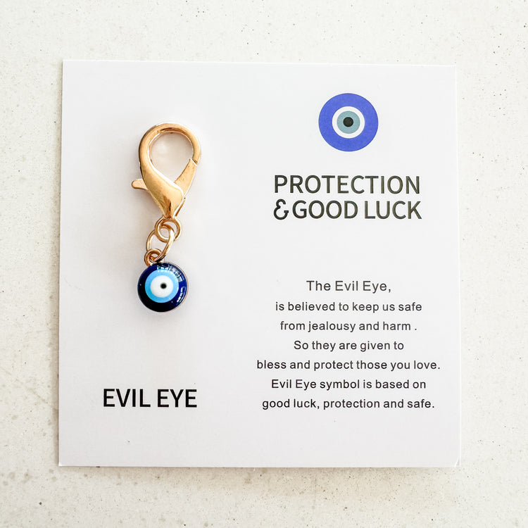 Evil Eye Protection Keyring – Gold