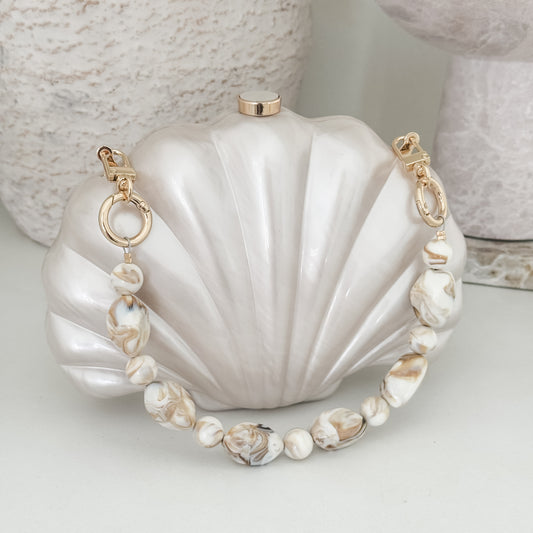 Pearl Shell Clutch Handbag | Willow & the Waves Collection