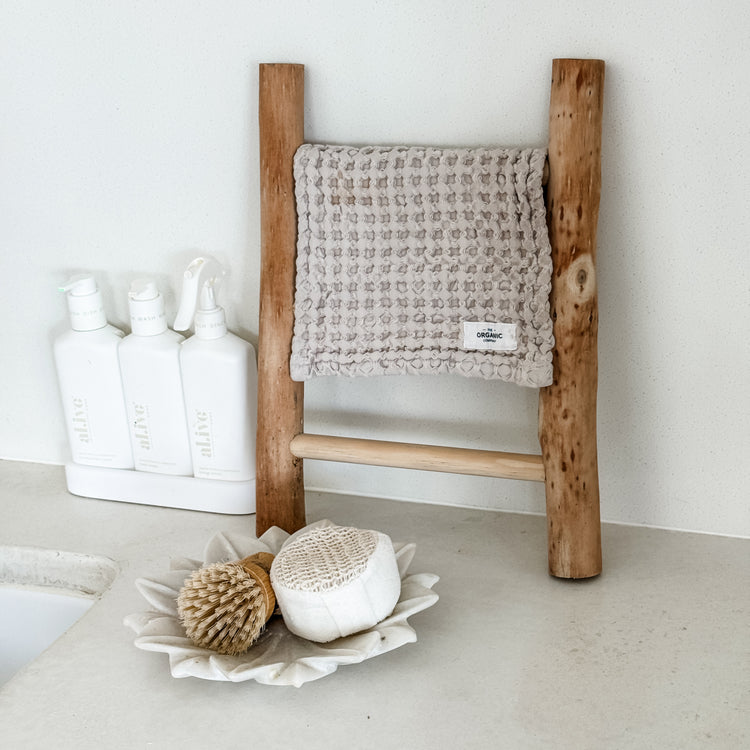 Natural Timber Display Ladder
