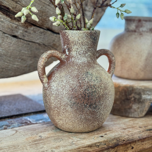 Amara Rustic Twin-Handle Pot | 18.5 cm
