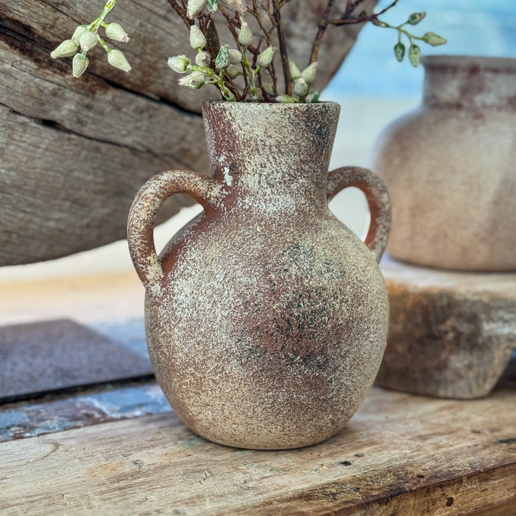 Amara Rustic Twin-Handle Pot | 18.5 cm