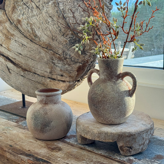 Amara Rustic Twin-Handle Pot | 18.5 cm