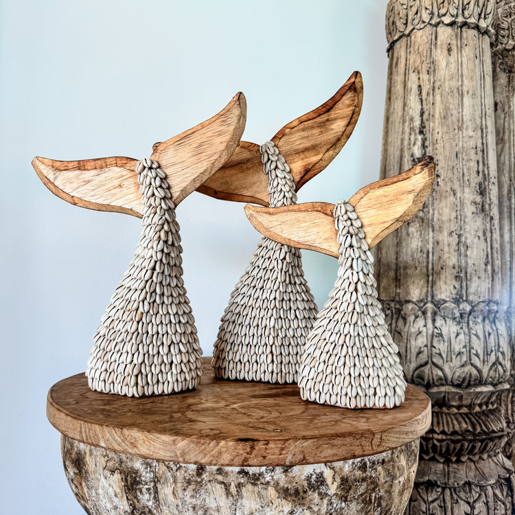 Cowrie Shell Mermaid Tail Decor Preorder