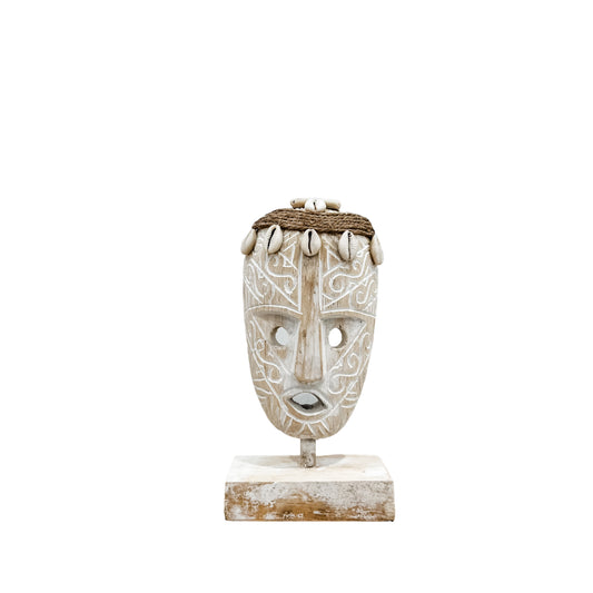 Sumba Mask | White Washed