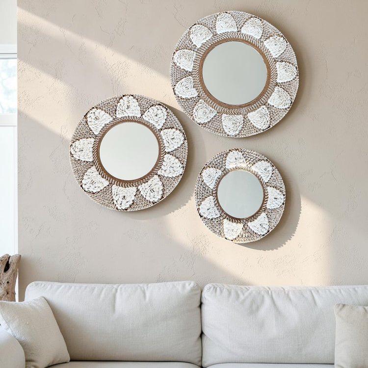 Soleil Shell Mirror