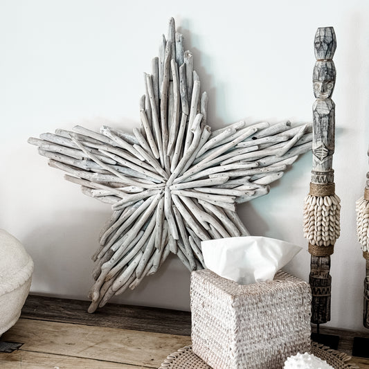 Driftwood Star Wall Hanging 60cm