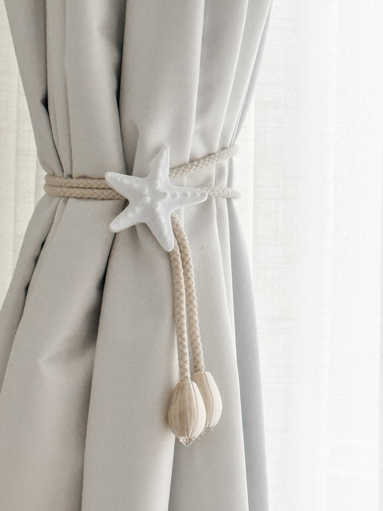 Coastal Starfish Curtain Tieback