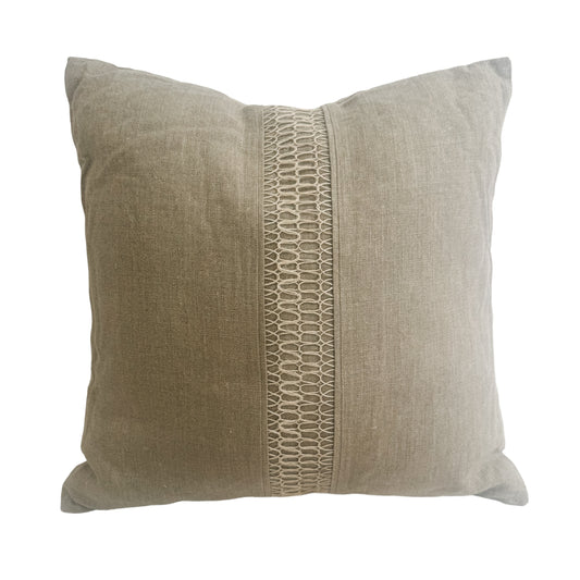 Braided Cushion | Taupe | 55x55cm