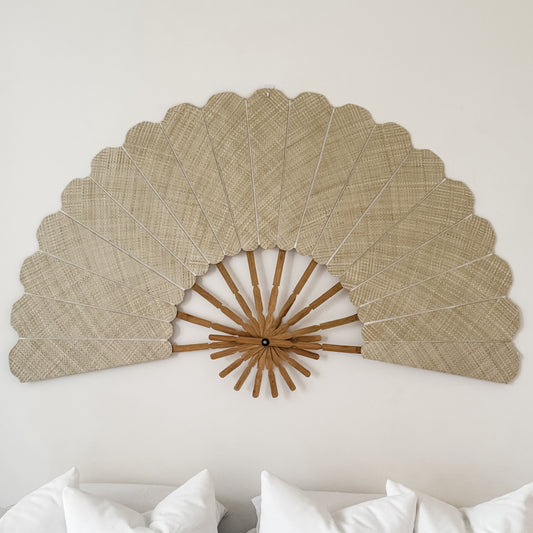Natural Grande Wall Fan
