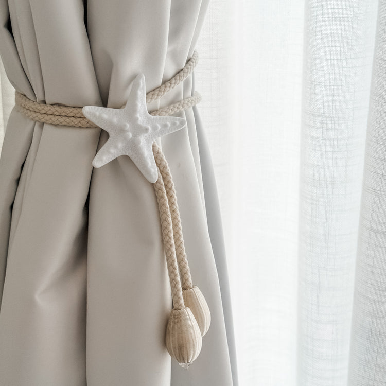Coastal Starfish Curtain Tieback