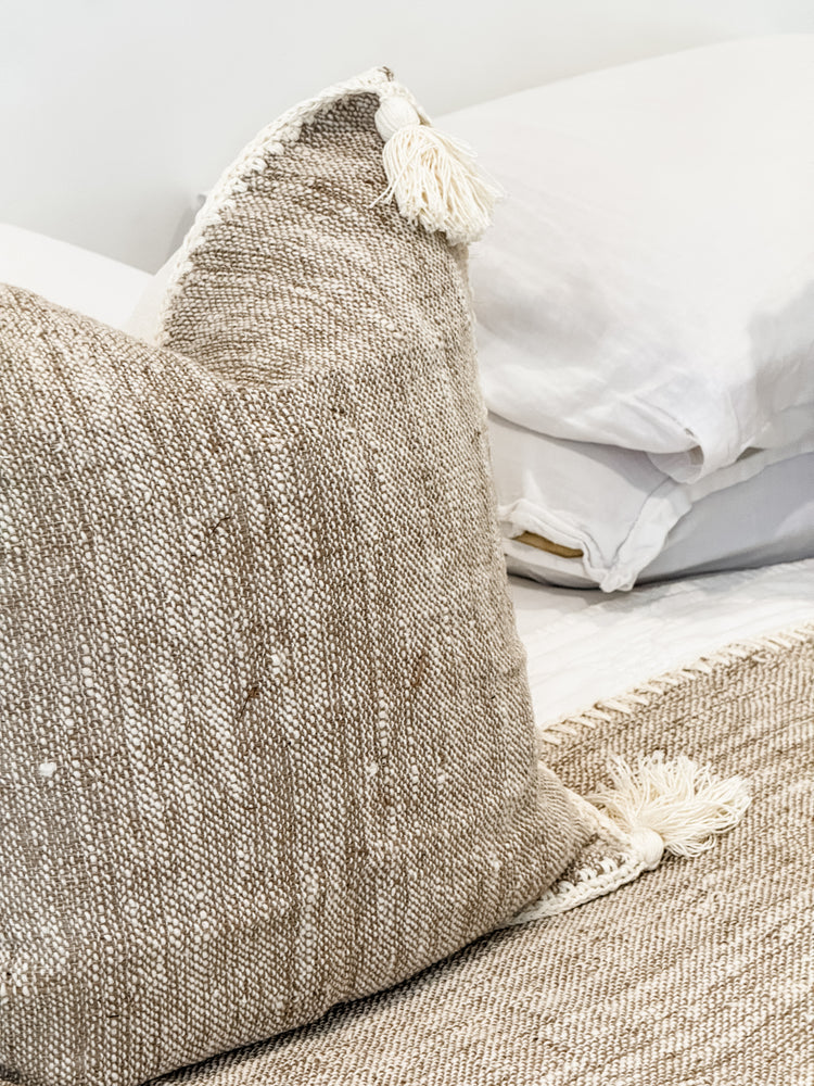 Husk Tassel Cushion Cover | 50x50cm