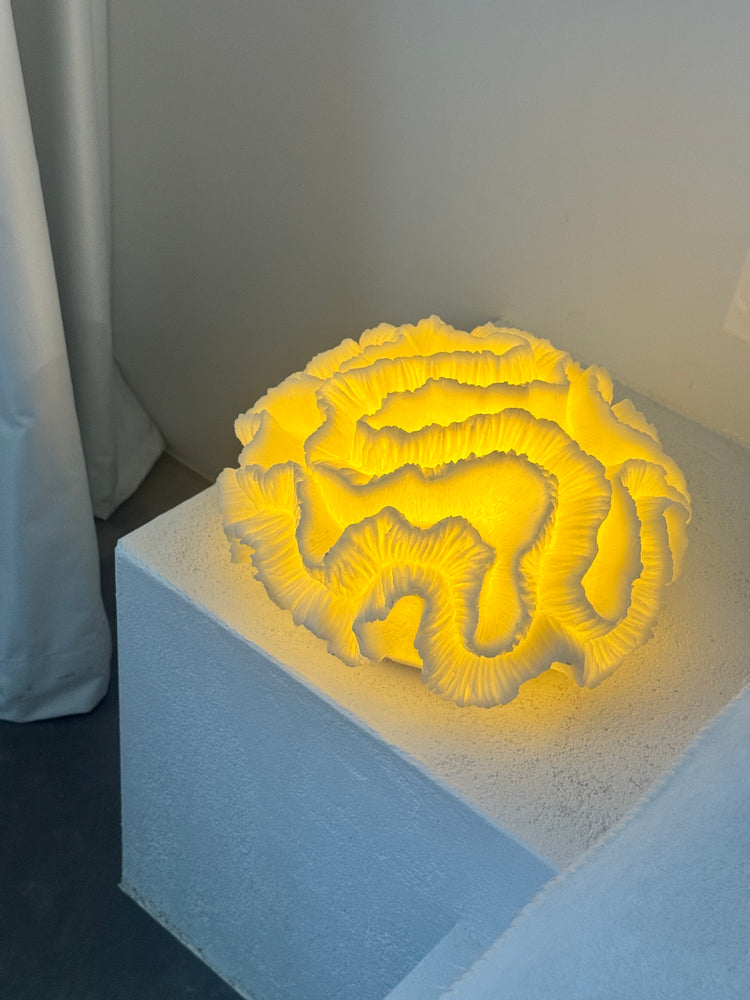 Floral Coral Resin Lamp