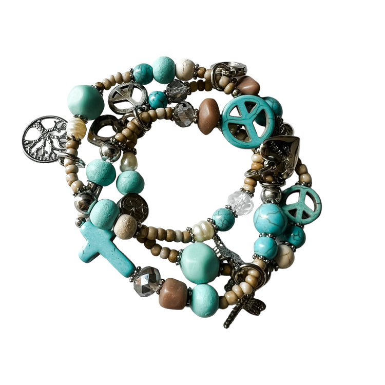 Turquoise Bracelet Set | Willow & the Waves Collection