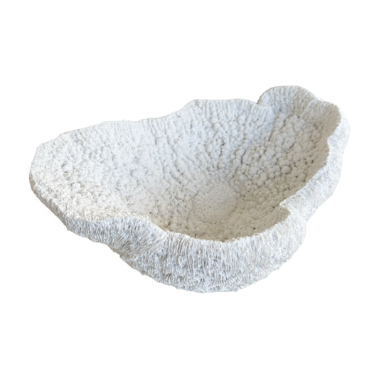 Coral Resin Sculpture Bowl