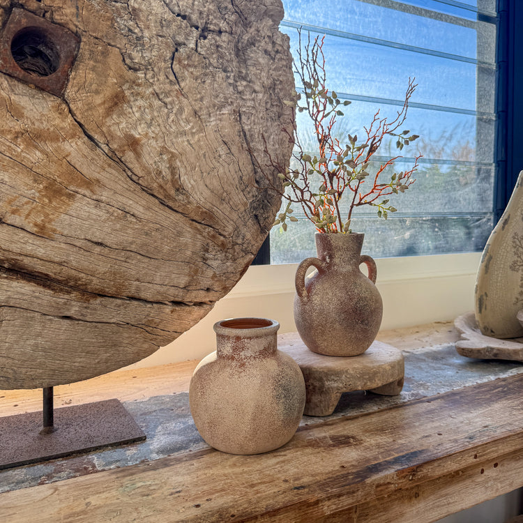 Amara Rustic Twin-Handle Pot | 18.5 cm