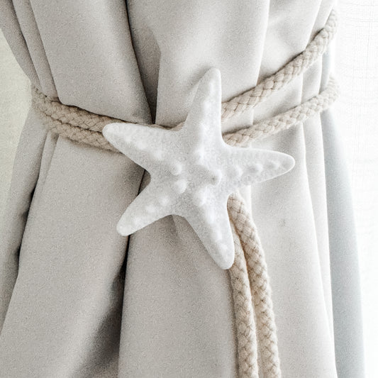 Coastal Starfish Curtain Tieback