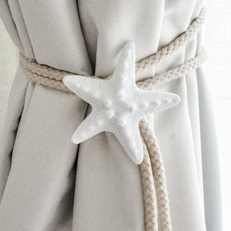 Coastal Starfish Curtain Tieback