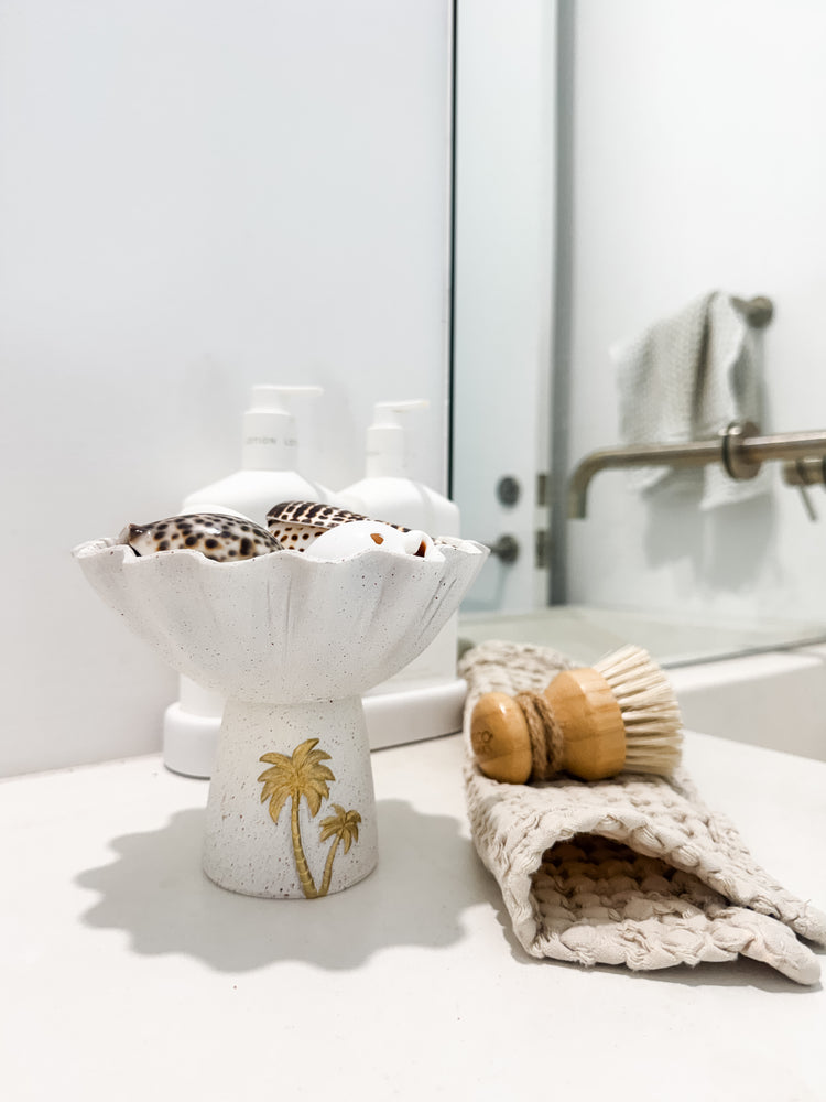 Palm Cove Pedestal Bowl
